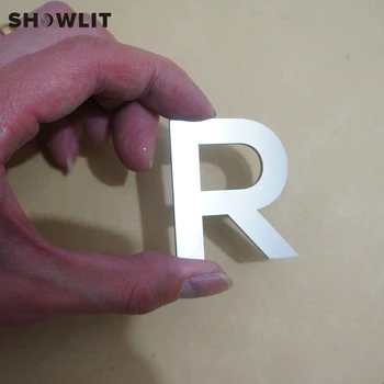 2mm Šlifuoto nerūdijančio plieno butas raidžių pjovimo raidės