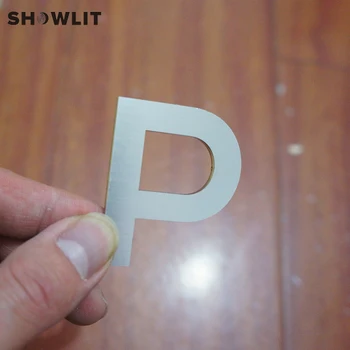 2mm Šlifuoto nerūdijančio plieno butas raidžių pjovimo raidės