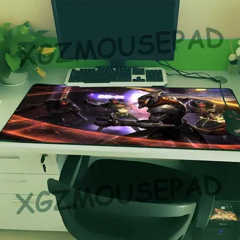 XGZ Extra Large Game Mouse Pad Spalvotų Užraktas Egde Projekto Master Yi Kompiuterio Stalas Kilimėlis Ateities Technologijos Audinio, Non-slip Gumos