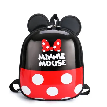 Disney Mickey mouse Vaikų mokyklos maišą darželyje, berniukas, mergaitė baby kuprinė 2-3-5 minnie mielas animacinių filmų kiaušinio lukšto kuprinė