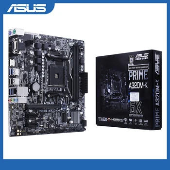 ASUS PRIME A320M-K AMD Ryzen AM4 DDR4 HDMI VGA M. 2 USB 3.1 Micro-ATX pagrindinė Plokštė