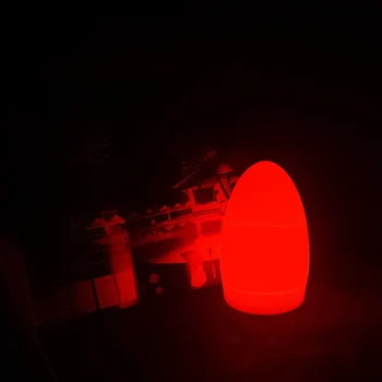 Skybesstech Ribota Versija D11*H19cm 16 Spalvų Kaita Įkrovimo wirless portable LED Kiaušinių Lempos Naktį Žibintai Nemokamas pristatymas 1pc