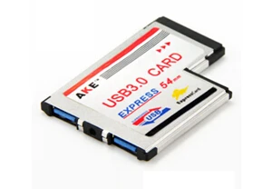 SP NAUJAS notebook Express USB 3.0 Išplėtimo kortelių ExpressCard 54 slydimo Adapteris Keitiklis