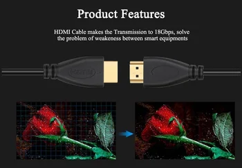 Lungfish Didelės Spartos Ilgio HDMI Kabelis 10m, 15m su Ethernet Pastatytas Signalo Stiprintuvas-Palaiko 3D,1080p,-už sienos Montavimas