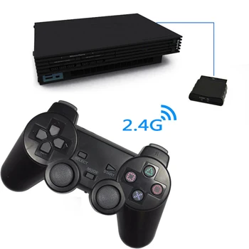 Skaidrus Wireless Gamepad Sony PS2 Controller Vibracijos Šoko Joypad Belaidžio Controle Playstation 2 Konsolę Kreiptuką
