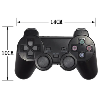 Skaidrus Wireless Gamepad Sony PS2 Controller Vibracijos Šoko Joypad Belaidžio Controle Playstation 2 Konsolę Kreiptuką