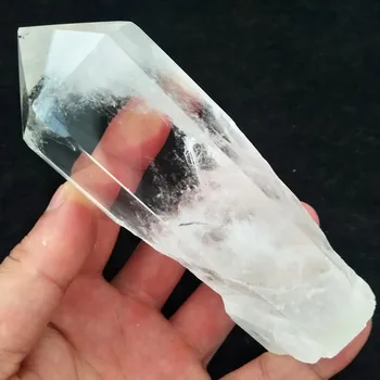 Natūralus kvarco kristalas lazdelė taško feng akmens shui akmens gijimą, kristalai lazdelė chakra energijos