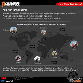 PowerZone Užsakymą Komanda Grafikos Fonas 3M Lipdukai Lipdukų Komplektas KTM SX SXF MX 07-10 WIKI XCW Enduro 08-11 125 iki 500cc 15