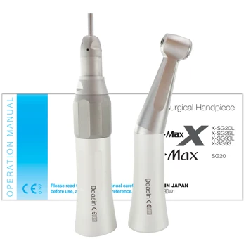 Dantų tiekimą stomatologas 1:1 contra kampas handpiece FX25 išorės vandens purškimo handpiece ne optinio suderinama su oro variklis