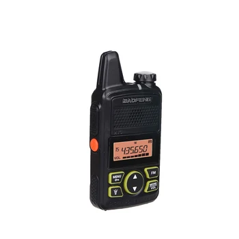 1pc Mini Baofeng Walkie Talkie 10km BF-T1 UHF 400-470MHz LCD Portable Du Būdu Radijo Vaikams Žaislas Belaidžio Ryšio FM Kumpis Radijo