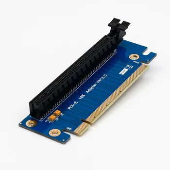 PCI Express 16x Riser Card PCIe vaizdo korta pci-e stiprintuvas kortelės 90 laipsnių stačiu Kampu Stovo Adapteris Kortelę 1U 2U priimančiosios