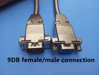 Ilgiklis 9DB moterų/vyrų conection linijinių encoder TTL Linijinio signalo skalė