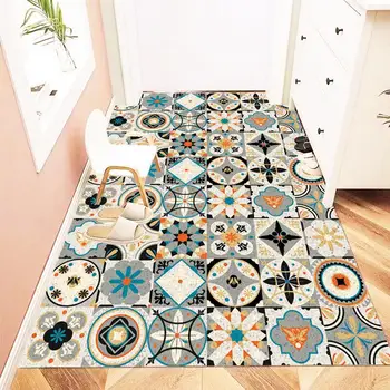 Elastinga vielos kilpa pvc grindų kilimėlis pritaikoma kilimas Europos klasikinės grotelės Durų kilimėlis 