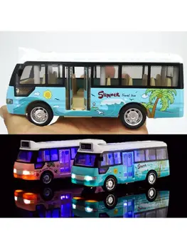 Mokyklinio Autobuso Garsas, Šviesos, Kelionė Autobusu, Modelis Berniukas Žaislas Diecasts Žaislai Vaikams Dovanų