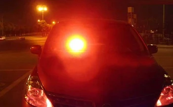 8W Led Automobilių strobe šviesos prekinis, galinis Stiklo flash Auto vairavimo įspėjamoji lemputė Policijos Pagalbos švyturys signalus 12v Cigarečių degiklio įvestis