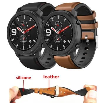22mm Odinis, silikoninis žiūrėti diržu, Huawei Žiūrėti GT GT2 46 Smart watch Priedai apyrankę už Garbę Žiūrėti Magic 2 46mm grupė