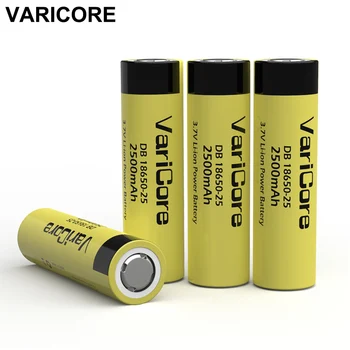 4-40PCS VariCore naujas HE2 18650 įkraunama ličio-jonų baterija 3.7 V 2500mAh Baterija gali laikyti elektroninių 20A biudžeto įvykdymo patvirtinimo