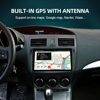 ISUDAR V57S Android Automobilio Radijo Mazda 3. 2010 M. 2011 M. 2012 m. 2013 m. Automobilio Multimedijos Grotuvas GPS Auto Stereo Sistemos Fotoaparatas, USB nr. 2 Din