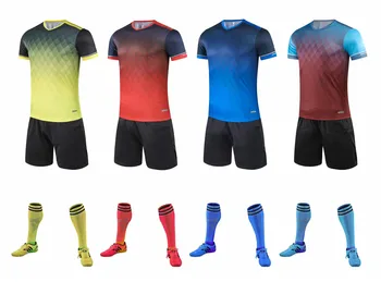 Futbolo megztiniai, kostiumai Vyrams pritaikyti futbolo vienodas 2020 komandos sporto marškinėliai rinkiniai vyrų futbolo džersis Rinkiniai kvėpuojantis Poliesteris
