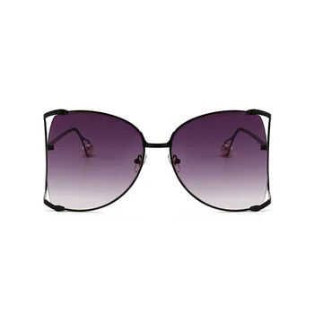 2020 Naujų Neteisėtų Akiniai nuo saulės Moterims 2020 Mados Prabangos Prekės Negabaritinių Saulės akiniai Derliaus Metalo Rėmo Akiniai Atspalvių UV400