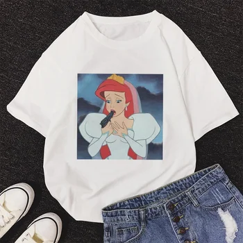 Moterų Princesė, Kurie nenori Nešioti Apatinius Print T-shirt 2020 metų Vasaros Mados Trumpas Rankovėmis marškinėliai Mergina,Lašas Laivas