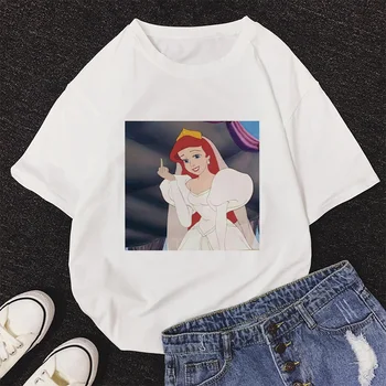 Moterų Princesė, Kurie nenori Nešioti Apatinius Print T-shirt 2020 metų Vasaros Mados Trumpas Rankovėmis marškinėliai Mergina,Lašas Laivas