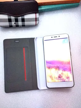 Xiaomi Redmi 4x Atveju PU prabangių Verslo Flip Cover stovėti atveju Xiaomi Redmi 4x Snapdragon 435 Kortelę Laikykite Telefone Padengti 5