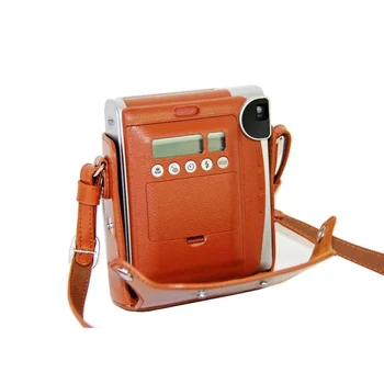 Aukštos kokybės PU Oda Padengti Nustatyti Fuji Fujifilm Instax Mini 90 MINI90 mini-90 Skaitmeninio Fotoaparato Krepšys, dėklas Su Dirželiu