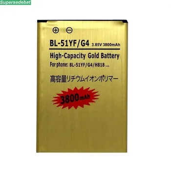 BL-51YH Baterija LG G4 H818 H815 H810 VS999 F500 H819 F500S F500K F500L H811 V32 LS991 VS986 US991 G Stylo H81 Baterijos