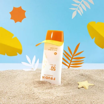 Tonas-Up Base Saulės Kremas - Frudia blokuoja UV poveikio, saulės, drėgmės raminantis balinimas, balinimo odos priežiūros kosmetikos Korėja