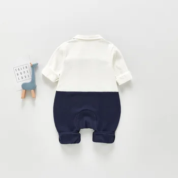 2021 m. pavasario berniukas ir lobis džentelmenas gražus kūdikis laipiojimo drabužių, drabužių jumpsuit berniuko drabužiai