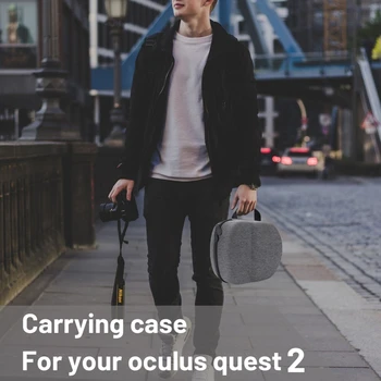 Sunku Apsauginis Dangtelis Laikymo Krepšys, lagaminas, skirtas Oculus Quest 2 VR Ausines