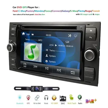 Wince Automobilių Radijo DVD Grotuvas GPS Navigacija Ford/Mondeo/Focus/Transit/C-MAX/S-MAX/Fiesta 