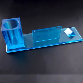 3D Rašiklis Turėtojas Verslo Kortelės Turėtojas Silikono Formos Namų Makiažo talpinimo Darbalaukio Sūpynės, Stalo Pelėsių Padaryti 