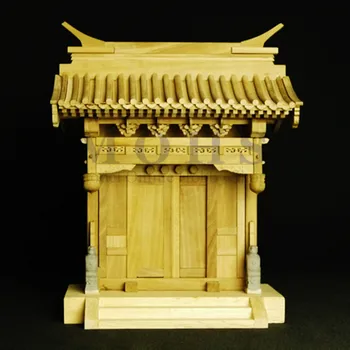 Tradicinis kinų masto mediniai pastato modelis klasikinės medienos surinkimo Nepriklausomų skiltyje gėlių-pakabukas vartai modelis rinkiniai