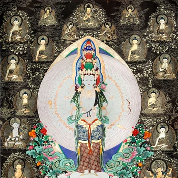 Tibeto budistų Drobė Meno Tangka Namų ir Gyvenamosios vietos, Dekoratyvinis Dažymas Tangka Kambarį Taškas