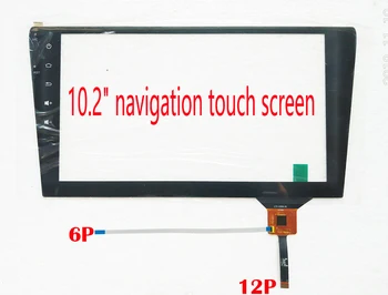 10.2 colių jutiklinis ekranas/panel X-Trail Golfo Corolla CRV 275*142mm GT928 12P/6P