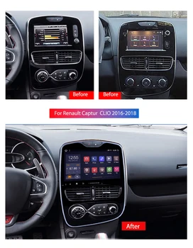 Wanqi 10.1 colių Android 8.1 Automobilių GPS Navigacija Radijo Mazgo Grotuvo 2016-2018 Renault Clio Skaitmeninis/Analoginis paramos OBD2