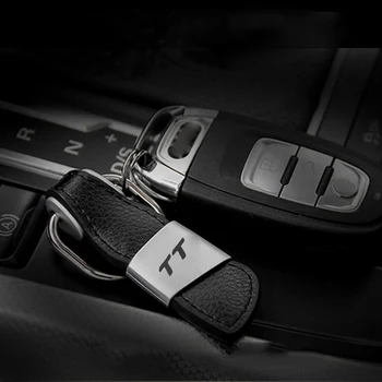 1Pcs Odos Automobilio Pultelio paketų prižiūrėtojų raktinę Auto Key Chain Automobilio Interjero Aksesuarų Audi TT TTS Roadster RS Quattro S line