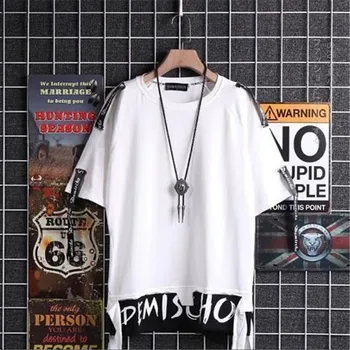 Hip-Hop Marškinėliai Vyrams Mados Harajuku Marškinėlius Streetwear Atsitiktinis Japonija Marškinėliai Trumpomis Rankovėmis T-Shirt Vyrai Atvėsti Vasaros Tees Marškinėliai