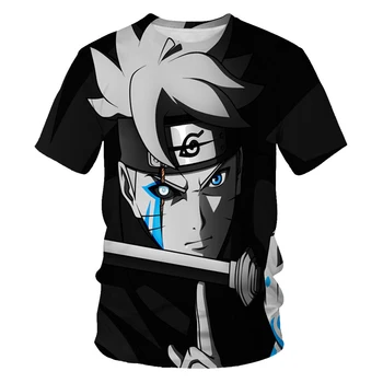 Mada, T-Marškinėliai, Unisex Naruto Vyrų marškinėlius Kietas Harajuku Japonų Anime Juokinga 3d printe Trumpas Rankovės marškinėliai Streetwear Viršuje Tee