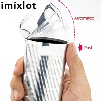 IMIXLOT Sidabro Aliuminio Magnio Elegantiškas Akiniai nuo saulės Atvejais Aukštos Kokybės Automatinio Skaitymo Akiniai Dėžutę