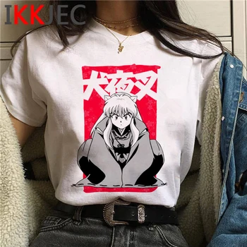Feodalinės Demonas Inuyasha T-Marškinėliai Vyrams, Sesshoumaru Higurashi Kagome Anime Marškinėliai CartoonShort Sleeve T-Shirts Hip-Hop Top Tees Vyras