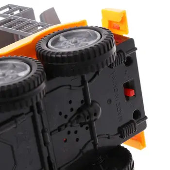 Elektros Gaisro Sunkvežimių Žaislas Inžinerijos Transporto priemonė Su Nuostabiu 4D Žibintai Eina Aplink Ir Pokyčių Kryptys Susisiekti Puiki Dovana Žaislas