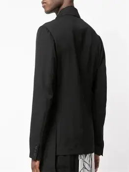 S~5XL 2020 Naujų vyriškų drabužių Mados originalų kostiumą rodo, pagaminti pagal užsakymą, multi-pocket multi-layer plius dydis kostiumas striukė