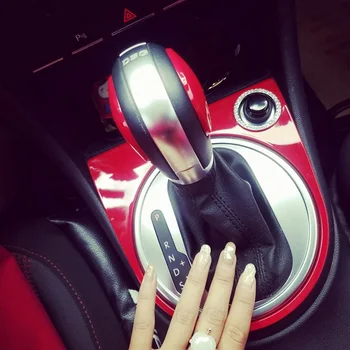 Raudonos Automobilio Salono Stilius A/C Langų Valdymo Skydelio Dangtelį Shift Mygtukas Įrankių Skydelio Briaunos Apdaila Volkswagen Beetle 2013 - 2018 m.