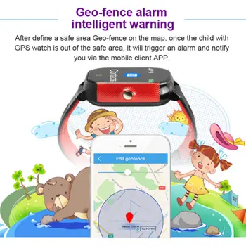 Smart Vaikams Žiūrėti IP67 atsparus Vandeniui Vaikų SIM Kortelės Touch Ekranas, GPS, WIFI SOS Tracker Kūdikių Žadintuvas Anti-Lost Smartwatch FA23