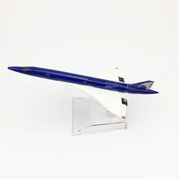 1/400 Masto Orlaiviams, Mėlyna Concorde 14cm Lydinio Plokštumoje Modelį, Žaislų, Vaikai, Vaikams, Dovanų Kolekcija