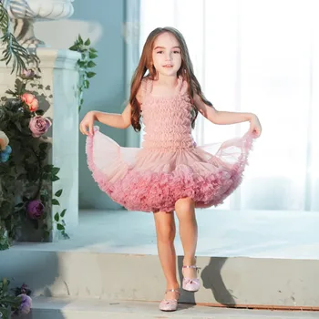 DFXD Vaikų Suknelė iki 2018 m. Vasaros Naują Vaikai Mergina Gėlių Šalies Vest Suknelė Anglija Stiliaus Aukštos Kokybės Vestuvių Princesė Dress 1-5Years