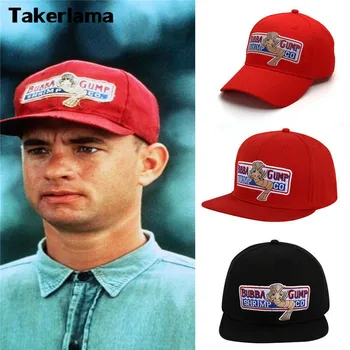 Takerlama 1994 Bubba Gump Krevetės CO. Beisbolo Kepurę Forrest Gump Bžūp Cosplay Kostiumų Išsiuvinėti Snapback Cap Vyrų Ir Moterų Vasaros Bžūp